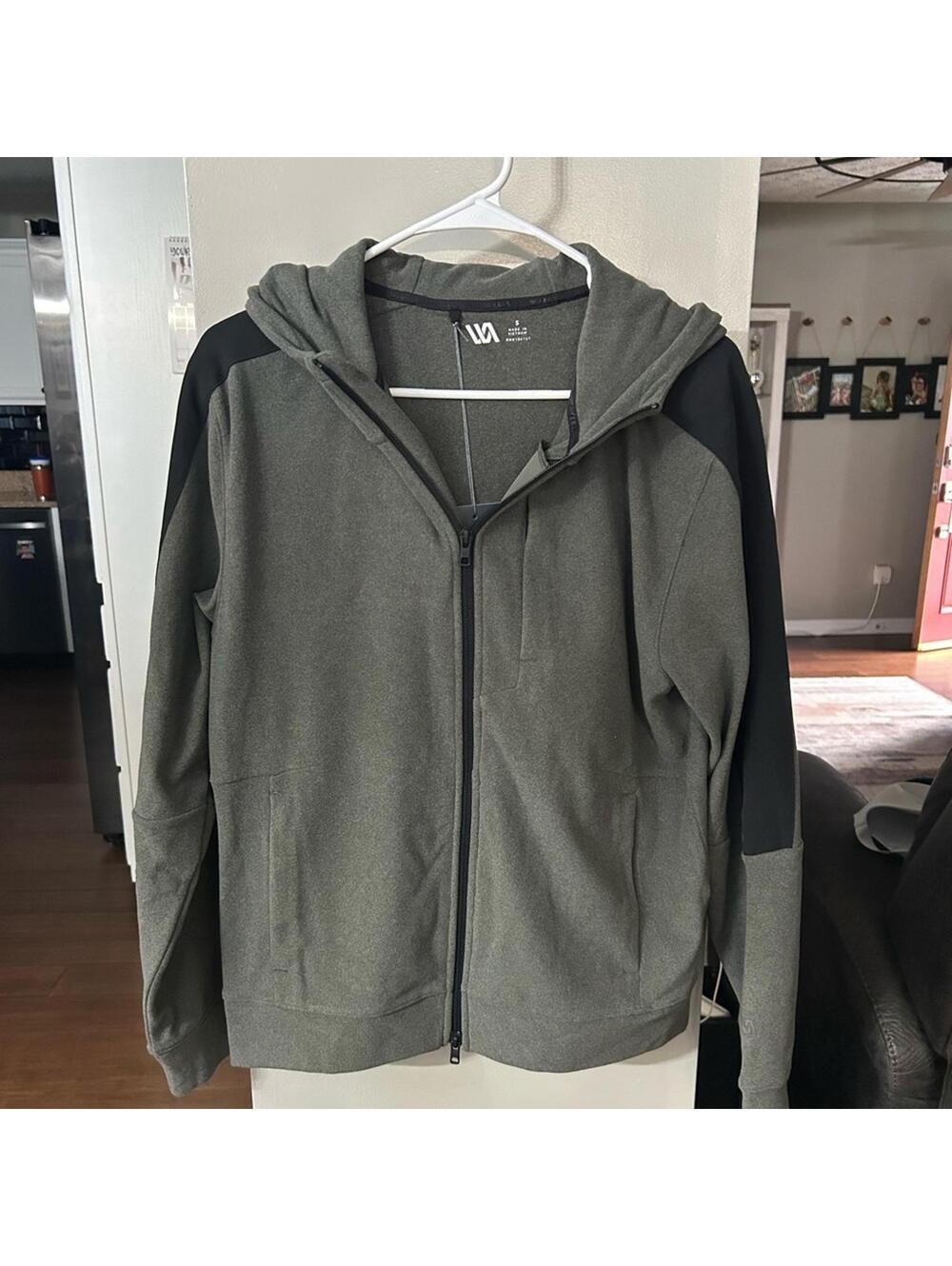 Gray and Black Hoodie